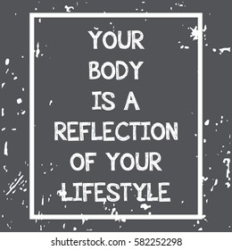 Sport poster for gym and sport center.