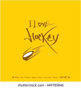 Sport poster / Hand drawn sports illustration - vector