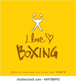 Sport poster / Hand drawn sports illustration - vector