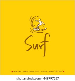 Sport poster / Hand drawn sports illustration - vector