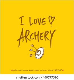 Sport poster / Hand drawn sports illustration - vector
