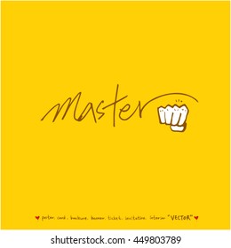 Sport poster / Hand drawn sports illustration - vector