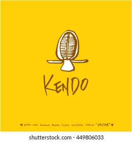 Sport poster / Hand drawn sports illustration - vector