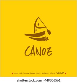 Sport poster / Hand drawn sports illustration - vector