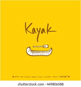 Sport poster / Hand drawn sports illustration - vector