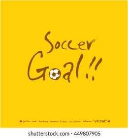 Sport poster / Hand drawn sports illustration - vector