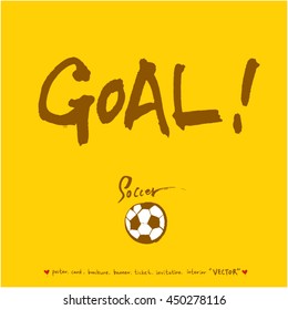 Sport poster / Hand drawn sports illustration - vector