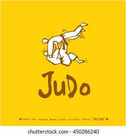 Sport poster / Hand drawn sports illustration - vector