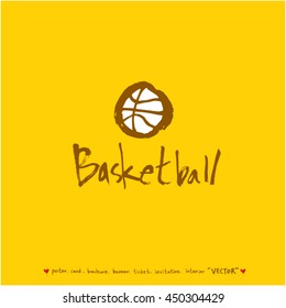 Sport poster / Hand drawn sports illustration - vector