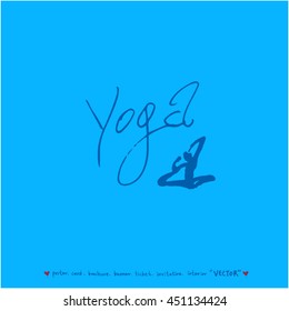 Sport poster illustration / Hand drawn sports illustration - vector