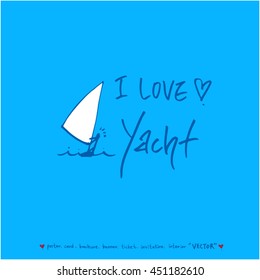 Sport poster illustration / Hand drawn sports illustration - vector