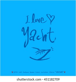 Sport poster illustration / Hand drawn sports illustration - vector