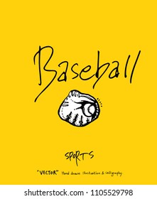 Sport poster / Sketchy leisure illustration - vector