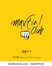 Sport poster / Sketchy leisure illustration - vector