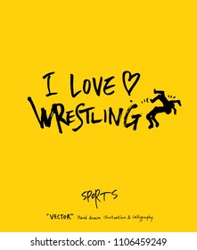 Sport poster / Sketchy leisure illustration - vector