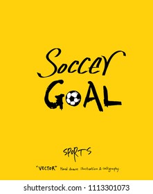 Sport poster / Sketchy leisure illustration - vector