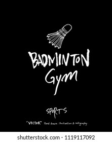 Sport poster / Sketchy leisure illustration - vector