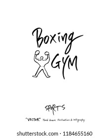 Sport poster / Sketchy leisure illustration - vector