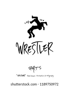 Sport poster / Sketchy leisure illustration - vector