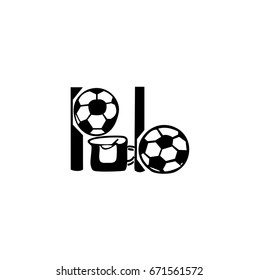 Sport pub logo. Vector illustration.