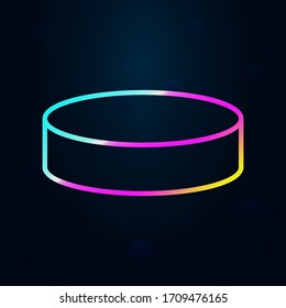 Sport, puck nolan icon. Simple thin line, outline vector of sport icons for ui and ux, website or mobile application
