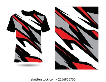 sport racing background with t-shirt sport design vector