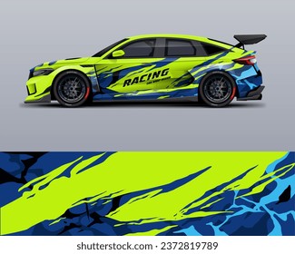 Sport Racing Car Wrap Livery Design