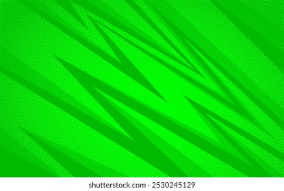 sport racing green abstract background halftone texture with speed concept