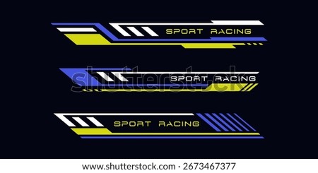 Sport Racing Logo black background
