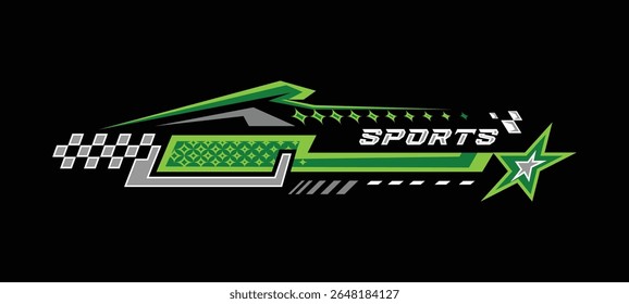 Sport racing modification stripes sticker vinyl design