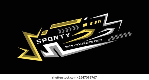 Sport racing stripe car modification wrap sticker vinyl decal concept