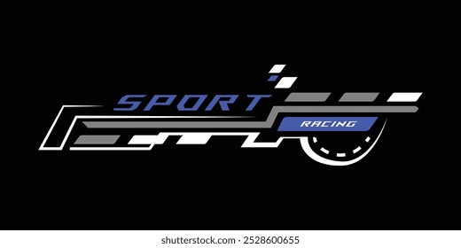 Sport racing stripe car sticker vinyl decal template