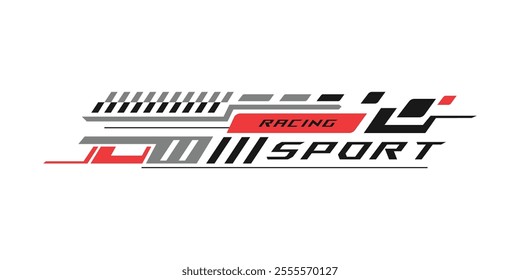 Sport racing stripe car stickers modification vinyl decal template