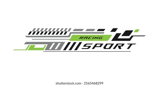 Sport racing stripe car stickers modification vinyl decal graphic