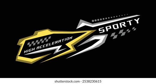 Sport racing stripe car wrap sticker modification vinyl decal template