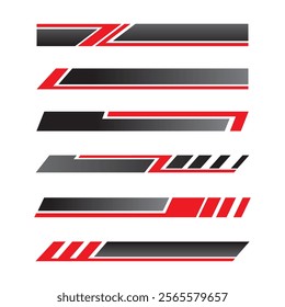 Sport racing stripes car stickers vinyl decal templates