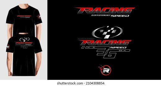 SPORT RACING,T SHIRT DESIGN,Car Logo Design Template Inspiration, Vector Illustration, Vehicle Logo, Automotive Logo