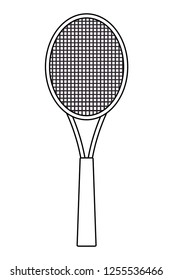 sport racket cartoon