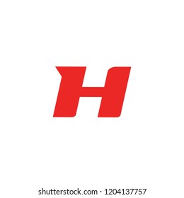 Sport Red Letter H Vector Symbol Stock Vector (Royalty Free) 1204137757 ...