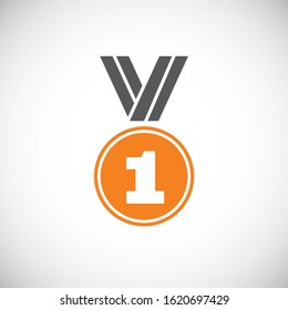Sport related icon on background for graphic and web design. Creative illustration concept symbol for web or mobile app.