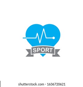Sport related icon on background for graphic and web design. Creative illustration concept symbol for web or mobile app.
