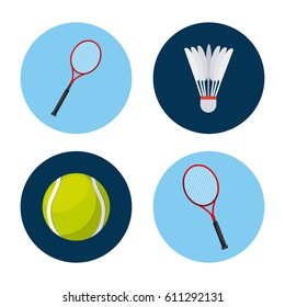 sport related icons over white background. vector illustration