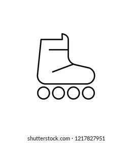 sport, roller icon. Element mobile concept and web apps illustration. Thin line icon for website design and development, app development. Premium icon