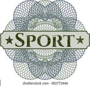 Sport rosette