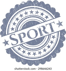 Sello de caucho deportivo