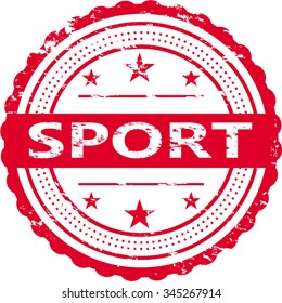 Sport Rubber Stamp