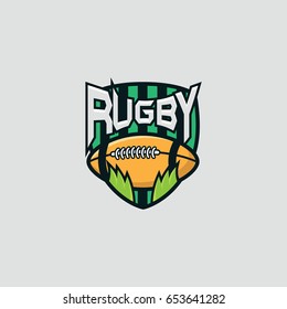 Sport Rugby Logo vector