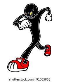 Sport runner illustration