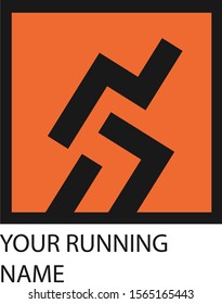Sport Running Logo Vector Design