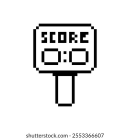sport score board pixel art